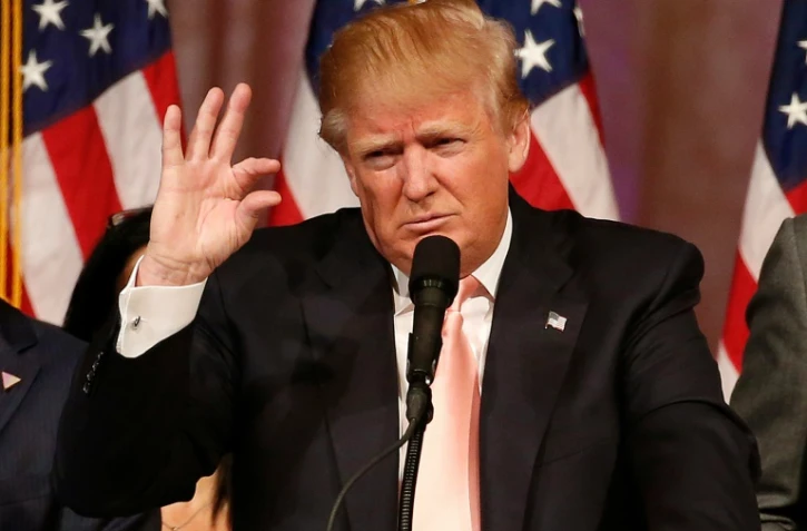 Donald Trump, le 15 mars 2016 à West Palm Beach (Floride)