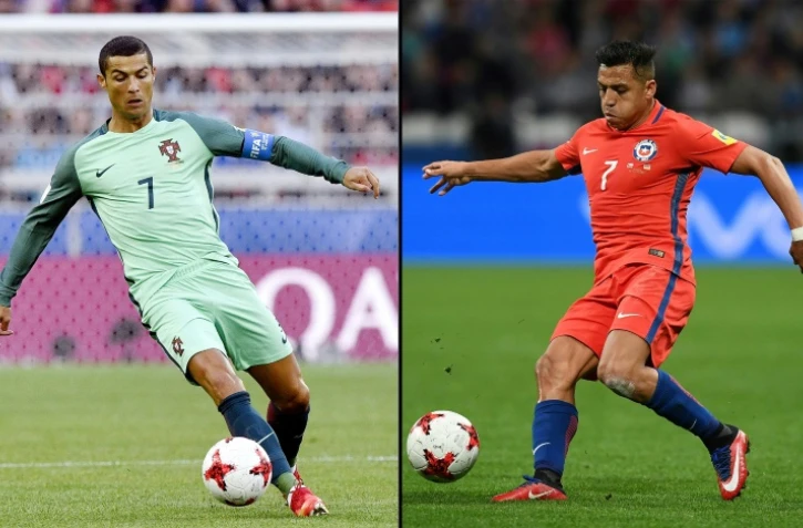Photomontage de Cristiano Ronaldo et Alexis Sanchez