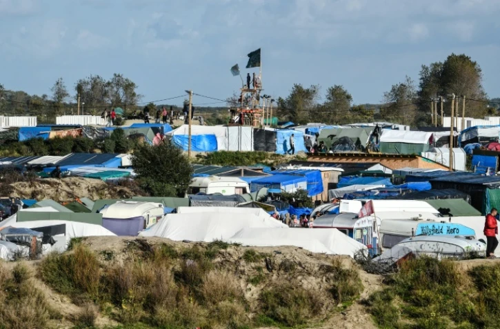 La "Jungle" de Calais, le 17 octobre 2016 