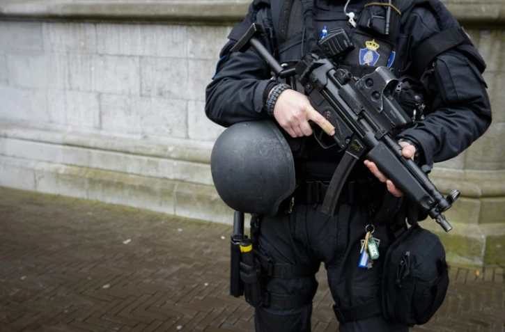 Un policier néerlandais à La Haye, le 23 mars 2016