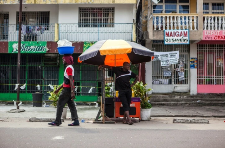 Dans une rue de Kinshasa, le 21 décembre 2016