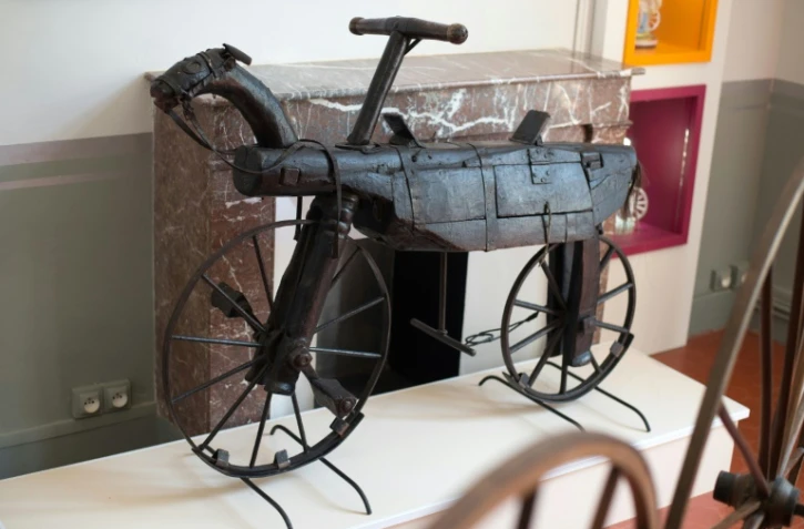 Musée du vélo et de la moto à Domazan près d'Avignon, le 22 juin 2017