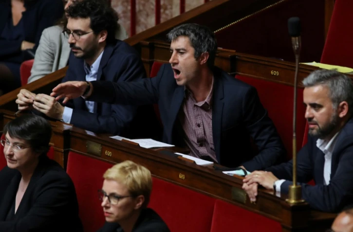 François Ruffin, député La France insoulmise (LFI) lors des débats de l'Assemblée nationale, à Paris, qui se sont conclus mardi 28 mai 2019 par l'adoption en 1ère lecture du projet de loi sur la fonction publique.