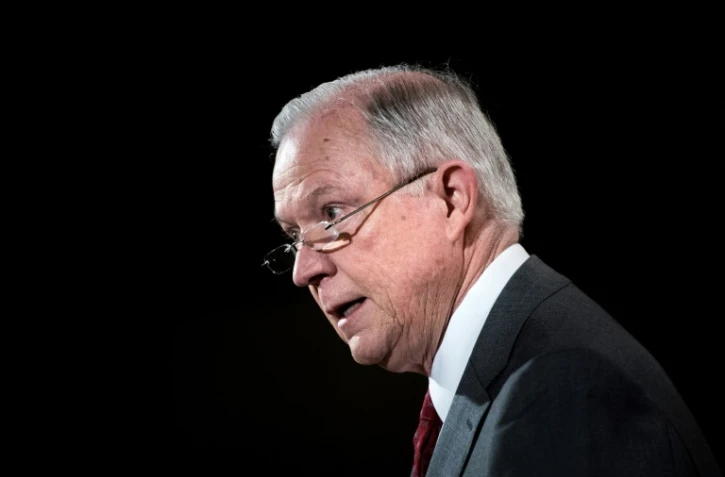 Le ministre américain de la Justice Jeff Sessions, le 4 août 2017 à Washington DC