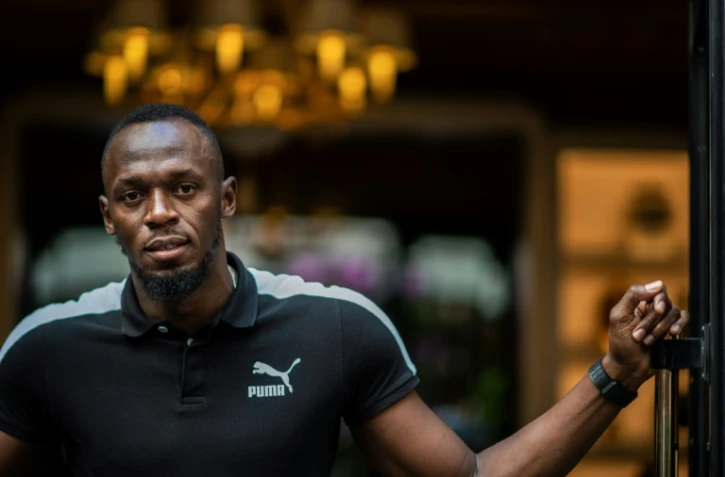 L'ancien coureur jamaïcain Usain Bolt, en mai 2019 à Paris