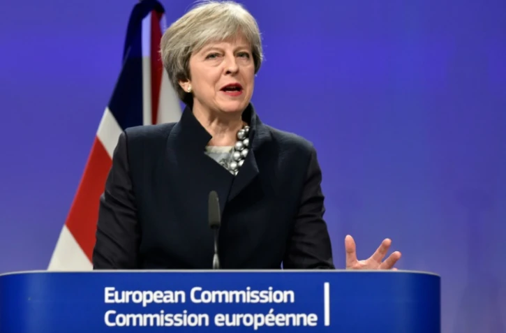 La Première ministre britannique Theresa May le 4 décembre à Bruxelles