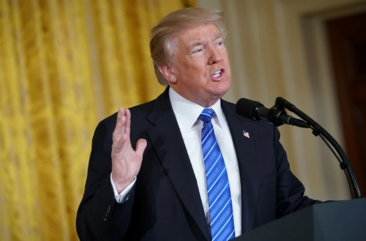 Le président américain Donald Trump, le 23 juin 2017 à la Maison Blanche, à Washington