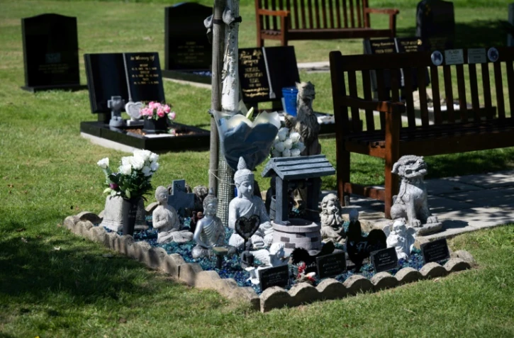 Au cimetière pour animaux de compagnie à Holywell au nord du Pays de Galles, le 12 août 2022