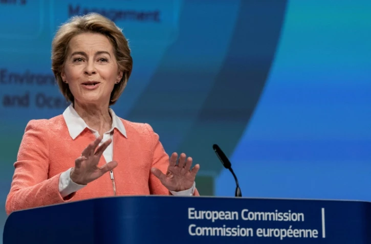 La nouvelle présidente de la Commission européenne Ursula von der Leyen annonce les noms des commissaires européens à Bruxelles le 10 septembre 2019