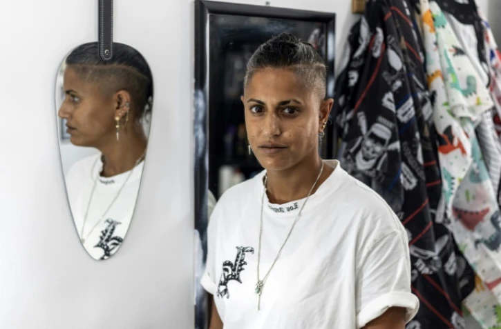 Nitsan Peeri, qui se trouvait Nova, dans le sud d'Israël, lorsque le Hamas l'a attaqué de manière brutale le 7 octobre 2023, chez elle, dans la ville de Kfar Yona, dans le centre d'Israël, le 9 septembre 2024