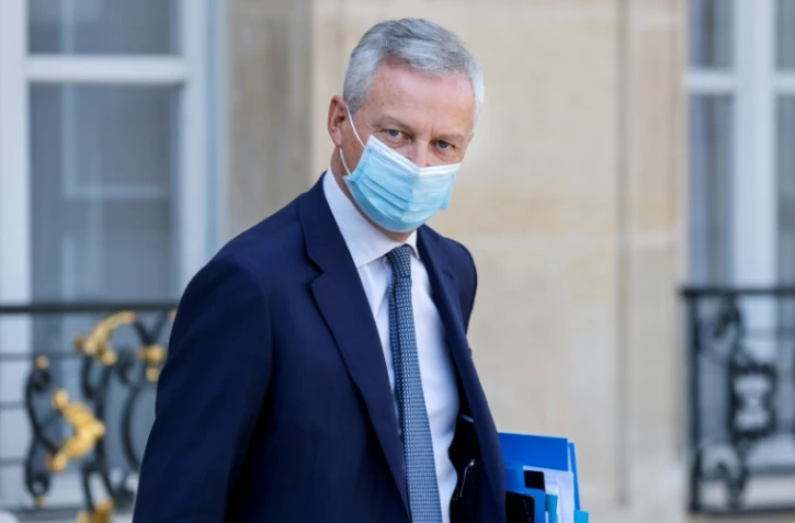 Le minstre de l'Economie Bruno Le Maire à l'Elysée, le 16 septembre 2020