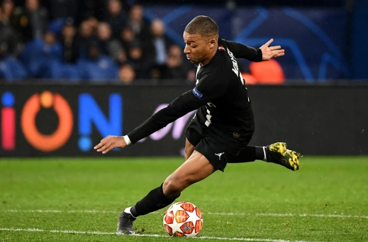 L'attaquant du PSG Kylian Mbappé lors de la réception de Manchester United le 6 mars 2019