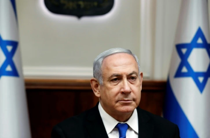 Le Premier ministre israélien Benjamin Netanyahu lors d'un conseil des ministres à Jérusalem, le 8 décembre 2019