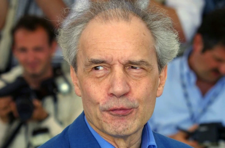 Jacques Rivette, le 16 mai 2001 au festival de Cannes