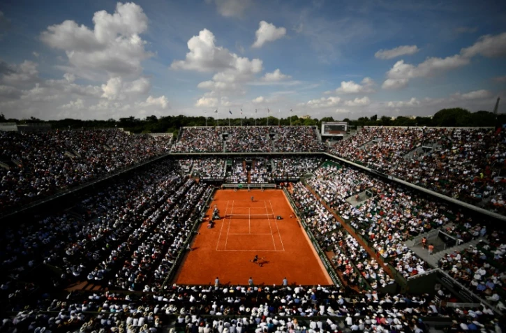 Le court central de Roland-Garros, le 8 juin 2018