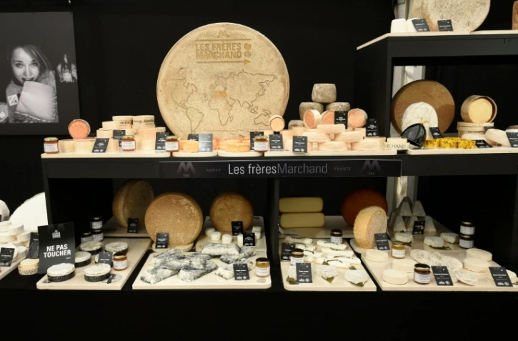 Photo prise le 23 septembre 2016 à Nancy du plus grand plateau de fromages du monde
