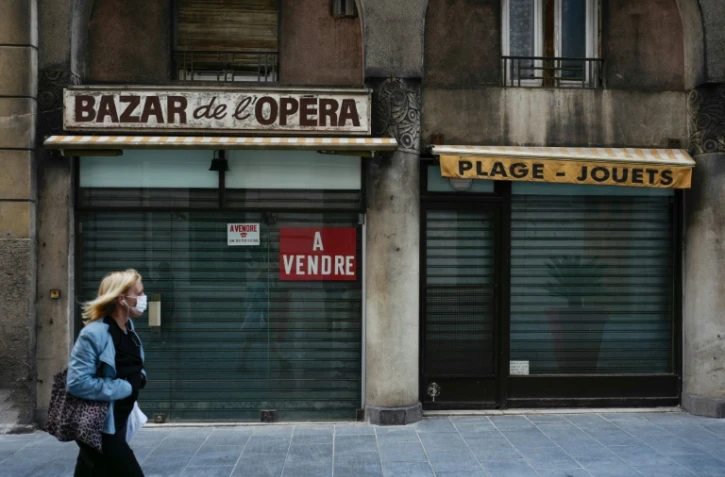 Un magasin à vendre, le 28 avril 2020 à Nice 