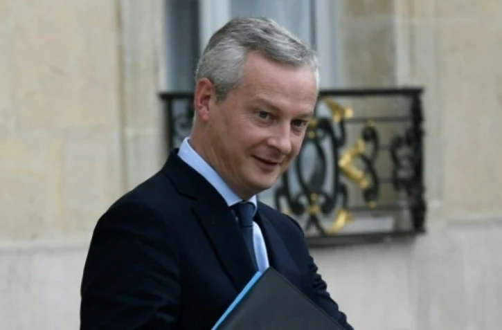 Le ministre de l'Economie, Bruno Le Maire le 22 septembre à la sortie de l'Elysée, à Paris