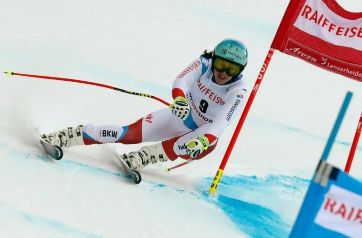 La Suissesse Wendy Holdener lors du slalom du combiné de Lenzerheide (Suisse), le 26 janvier 2018