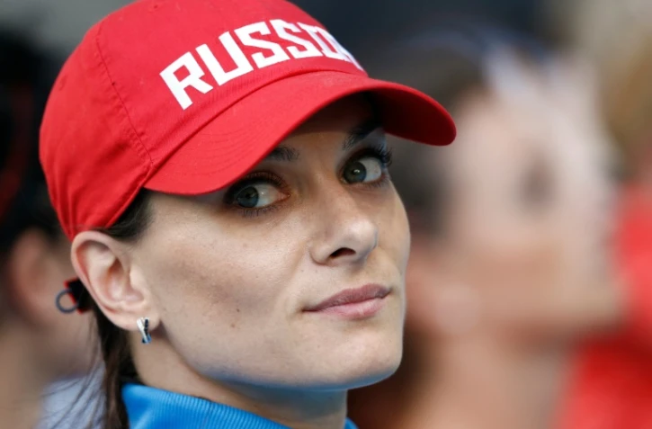 La perchiste russe Yelena Isinbayeva, le 13 août 2013, à Moscou