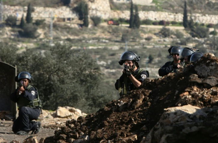 Soldats israéliens le 20 novembre 2015 à Naplouse