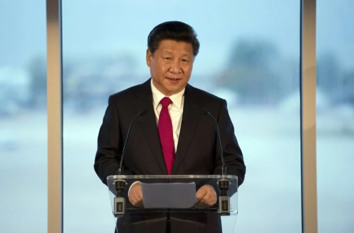 Xi Jinping, le président chinois, le 23 octobre 2015, à Manchester