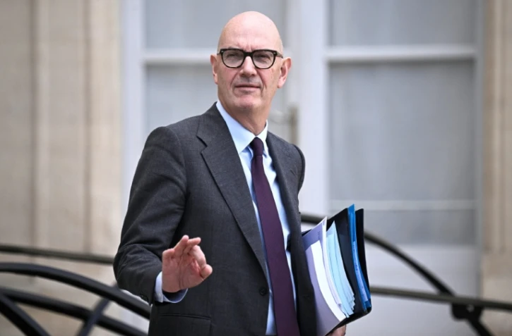 Le ministre de l'Economie Roland Lescure à l'Elysée, le 14 octobre 2025