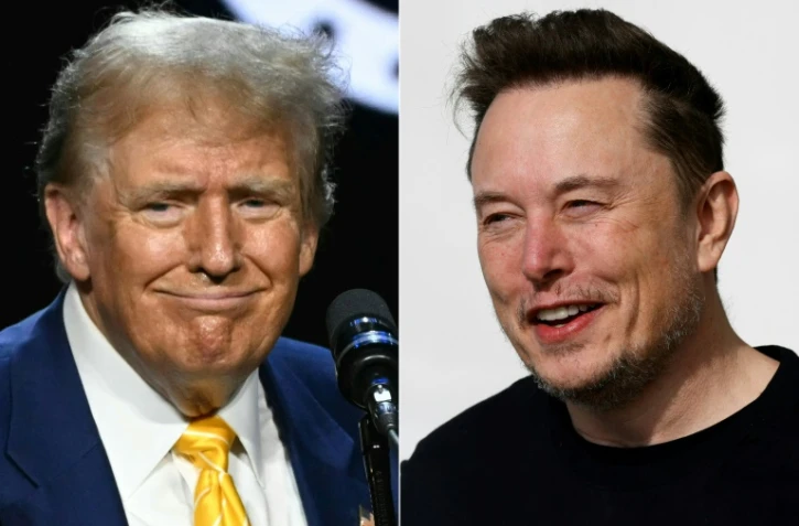 Donald Trump en juin dans l'Arizona et Elon Musk en mars en Allemagne