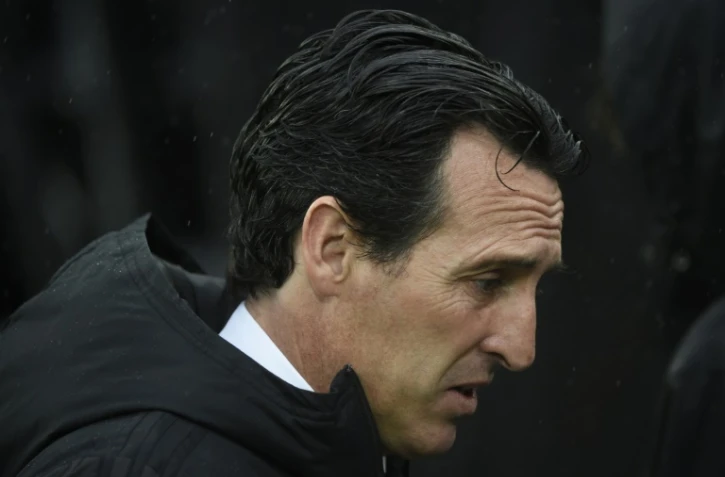 L'entraîneur d'Arsenal Unai Emery avant le match contre Vitoria Guimaraes en C3, le 6 novembre 2019 à Guimaraes