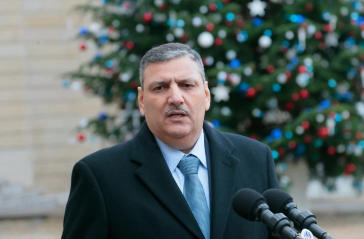 Le coordinateur de l'opposition syrienne, Riad Hijab, le 11 janvier 2016 à l'Elysée, à Paris