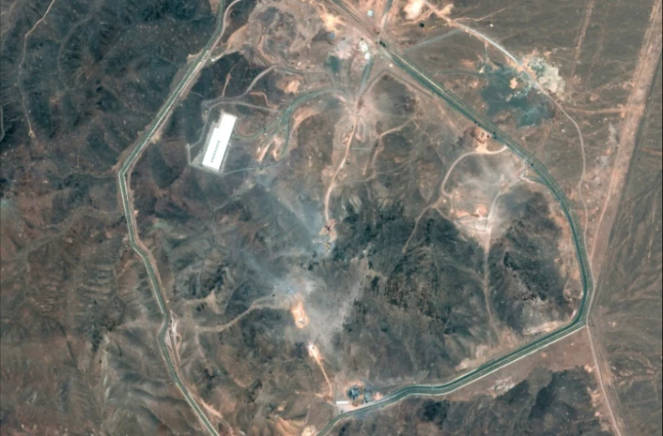 Image satellite fournie par la société Maxar Technologies due complexe nucléaire iranien de Fordo, le 1er juillet 2025
