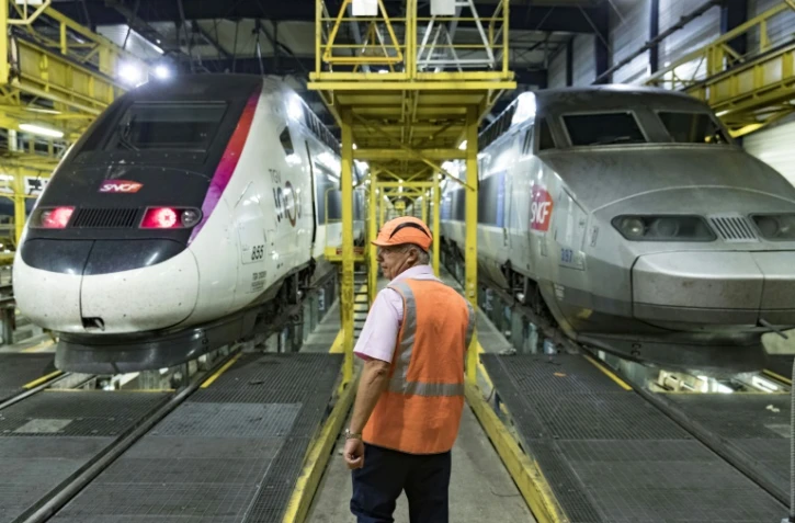 Le centre de maintenance des TGV de Châtillon, le 31 juillet 2018