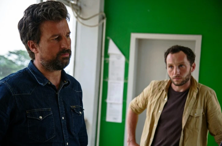 Le journaliste Français Jean-Philippe Rémy et le photographe Britannique Phil Moore, à Bujumbura le 29 janvier 2016