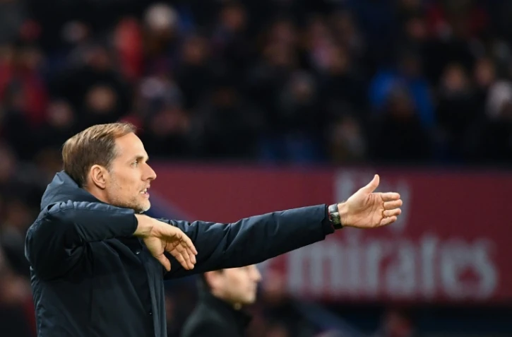 L'entraîneur du Paris-SG, Thomas Tuchel, lors du match de Ligue 1 face au Stade Rennais, au Parc des Princes, le 27 janvier 2019