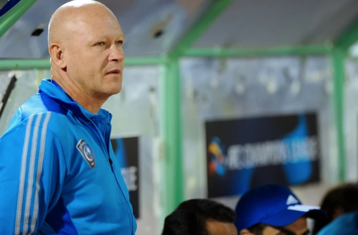 Le Tchèque Ivan Hasek, alors entraîneur des Saoudiens d'Al-Hilal, avant le match de Ligue des champions AFC contre les Iraniens de Piroozi, le 7 mars 2012 à Ryad 