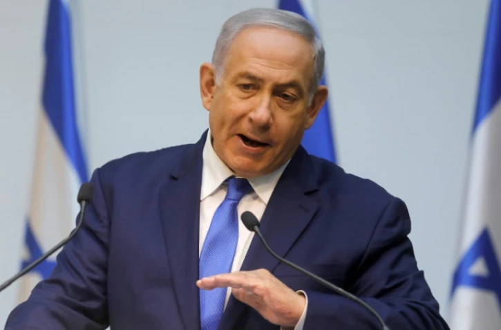Le Premier ministre israélien Benjamin Netanyahu s'exprime devant le Parlement à Jérusalem, le 19 décembre 2018