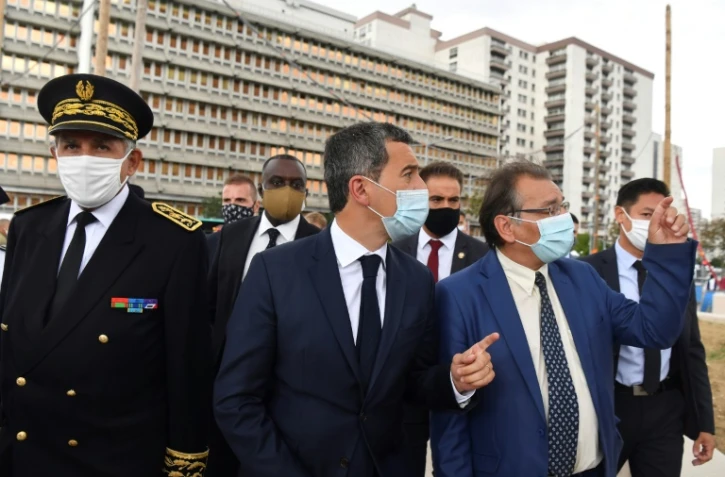 Gérald Darmanin à Choisy-le-Roy dans le Val-de-Marne, le 1er septembre 2020