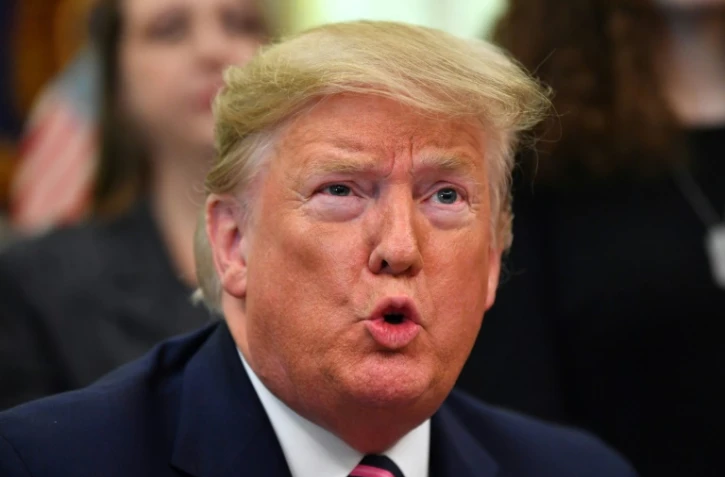 Le président américain Donald Trump s'exprime depuis le Bureau ovale le jeudi 16 janvier 2020