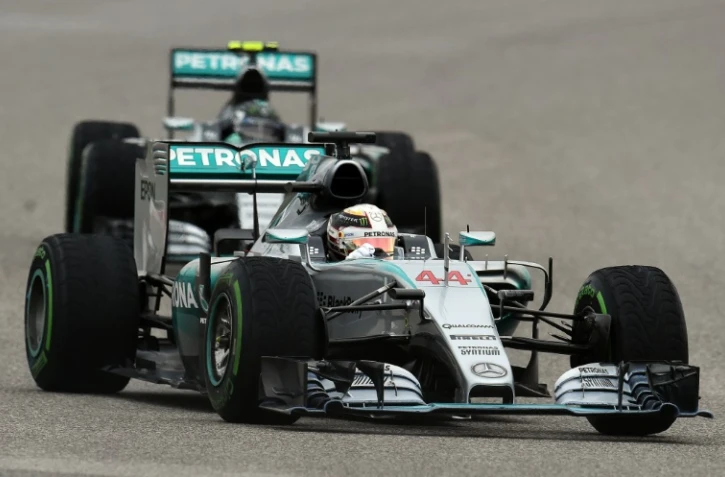 Le Britannique Lewis Hamilton (Mercedes) lors du GP des Etats-Unis à Austin, le 25 octobre 2015