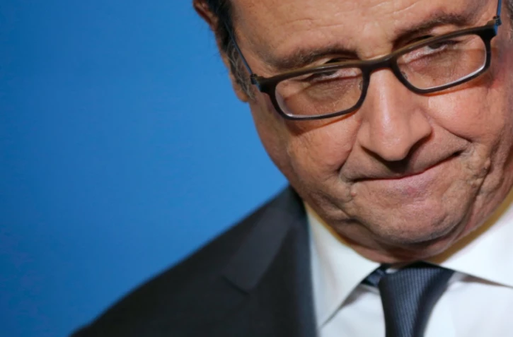 François Hollande au ministère des Affaires étrangère à Paris le 7 novembre 2016