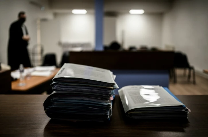 Des dossiers avant une audience devant le tribunal pour enfants à Vienne, en Isère, le 10 janvier 2022