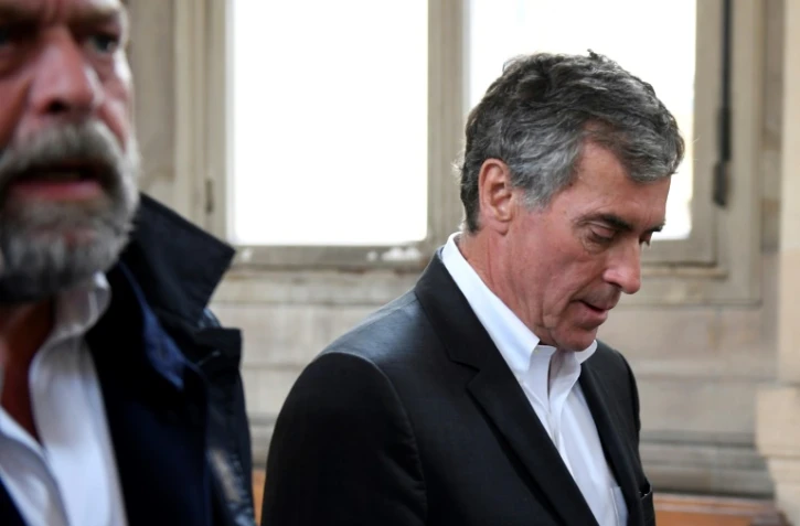 Jérôme Cahuzac à son arrivée à la cour d'appel de Paris, le 15 mai 2018
