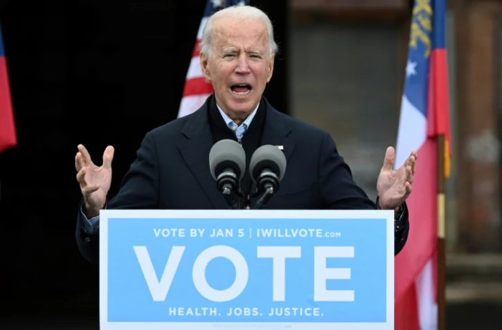 Joe Biden s'exprime à Atlanta le 15 décembre 2020