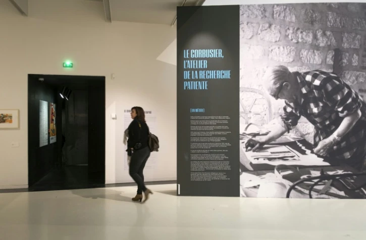 L'exposition "Le Corbusier, l'atelier de la recherche patiente, un métier" au musée Soulages de Rodez, le 25 janvier 2018