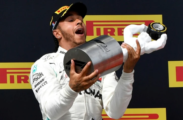 Le Britannique Lewis Hamilton vainqueur GP de France de F1 au Castelet le 23 juin 2019 