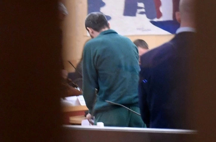 L'Ouzbek Rakhmat Akilov lors de son procès, le 14 février 2018 à Stockholm