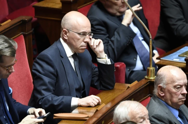 Eric Ciotti à l'Assemblée nationale, le 10 avril 2018