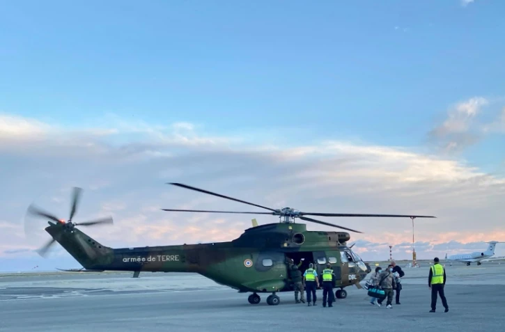 Arrivée à Nice de personnes évacuées par la gendarmerie des zones touchées par les crues, le 4 octobre 2020