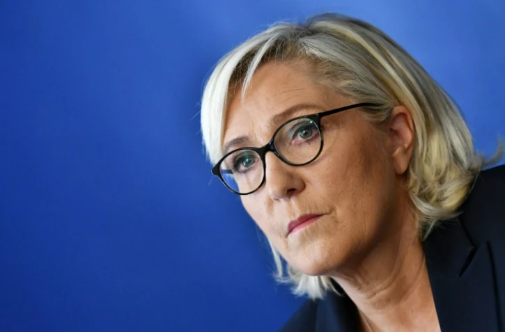 Marine Le Pen, présidente du Rassemblement National, le 08 octobre 2018 à Rome