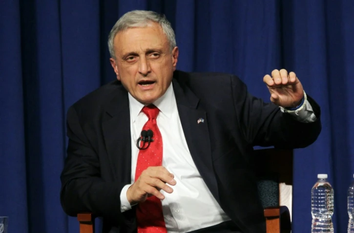 Carl Paladino, co-président de la campagne de Donald Trump, à Hempstead, aux Etats-Unis, le 18 octobre 2010